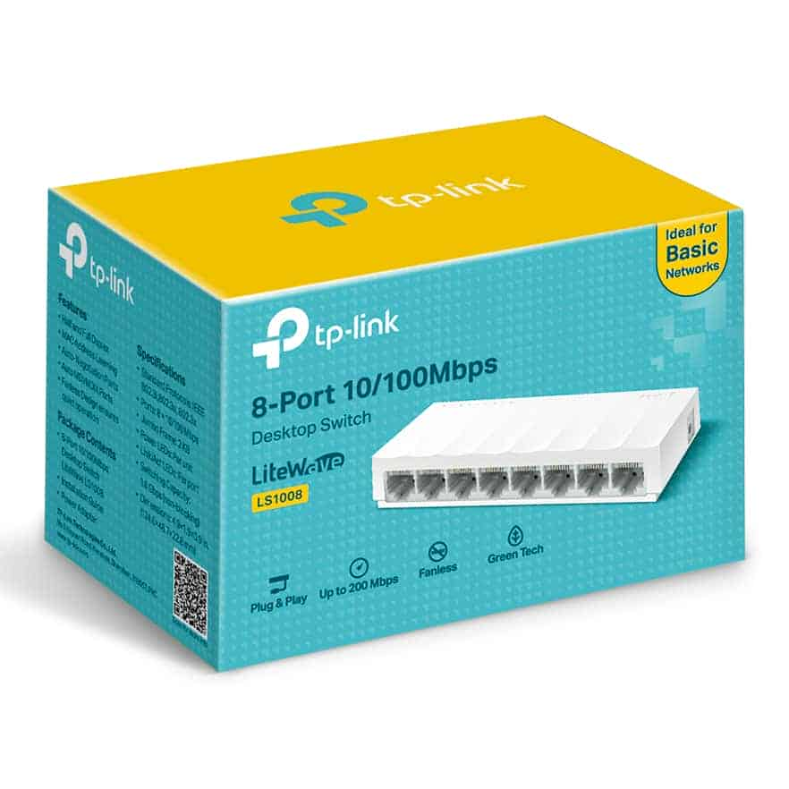 (image for) TP-LINK 8-Port 10/100Mbps Desktop Network Switch